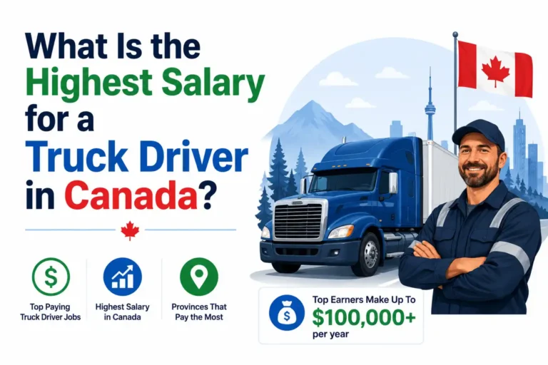 What Is the Highest Salary for a Truck Driver in Canada