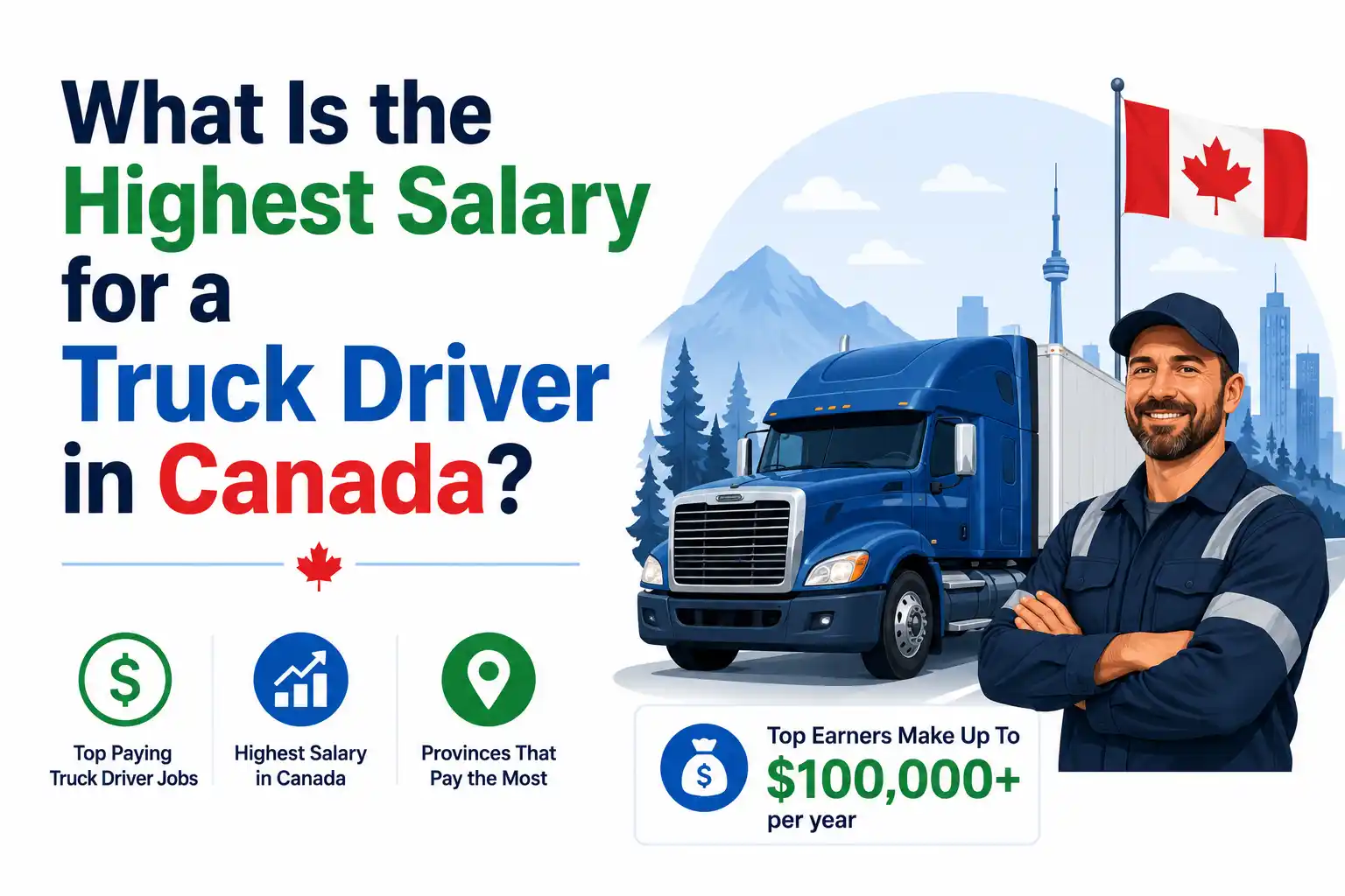 What Is the Highest Salary for a Truck Driver in Canada