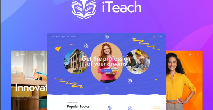 Introduction

iTeach Online Courses & Education WordPress Theme Free Download is a modern and versatile education theme designed to create engaging online course platforms, e-learning portals, coaching websites, and educational institutes’ digital presence. This theme provides a user-friendly interface, seamless LMS integration, and high customization options to help educators and trainers build professional learning websites effortlessly.

With full support for popular LMS plugins and WooCommerce, iTeach enables easy course management and monetization. Its responsive design ensures optimal viewing across devices, enhancing the learner experience.