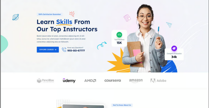 Eduvalt Online Courses & Education WordPress Theme Free Download (GPL Licensed) 1 Eduvalt Online Courses & Education WordPress Theme Free Download
