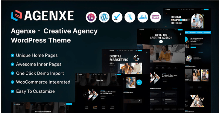 Agenxe Creative Agency WordPress Theme Free Download (GPL Licensed) 1 Agenxe Creative Agency WordPress Theme Free Download