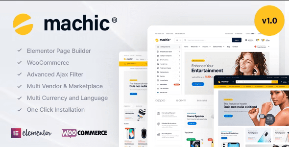 Machic 1.5.3 – Electronics Store WooCommerce Theme