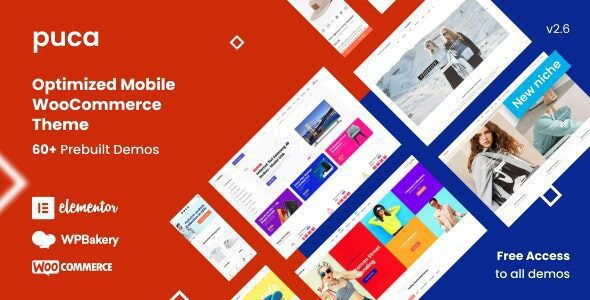 Puca 2.6.34 – Optimized Mobile WooCommerce Theme