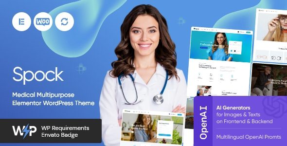 Spock 1.17 – Medical Doctor Dentist & Beauty WordPress Theme